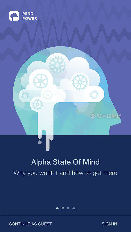 Alpha State Of Mind Mobile Application Design